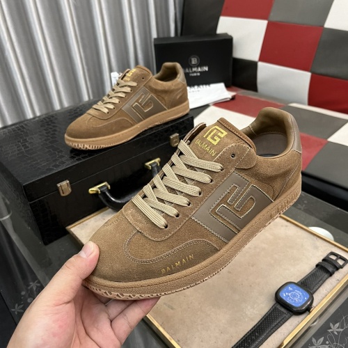 Cheap Balmain Casual Shoes For Men #1266341 Replica Wholesale [$82.00 USD] [ITEM#1266341] on Replica Balmain Casual Shoes