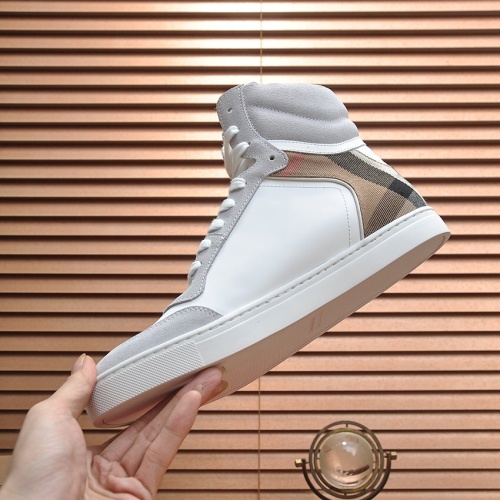 Cheap Burberry High Tops Shoes For Men #1266346 Replica Wholesale [$98.00 USD] [ITEM#1266346] on Replica Burberry High Tops Shoes