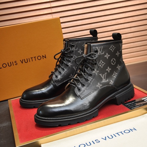 Cheap Louis Vuitton Boots For Men #1266349 Replica Wholesale [$125.00 USD] [ITEM#1266349] on Replica Louis Vuitton Boots