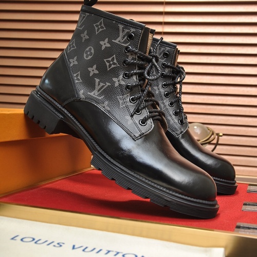 Cheap Louis Vuitton Boots For Men #1266349 Replica Wholesale [$125.00 USD] [ITEM#1266349] on Replica Louis Vuitton Boots