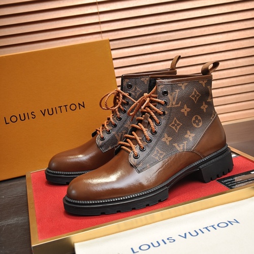 Cheap Louis Vuitton Boots For Men #1266387 Replica Wholesale [$125.00 USD] [ITEM#1266387] on Replica Louis Vuitton Boots