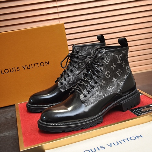 Cheap Louis Vuitton Boots For Men #1266388 Replica Wholesale [$125.00 USD] [ITEM#1266388] on Replica Louis Vuitton Boots