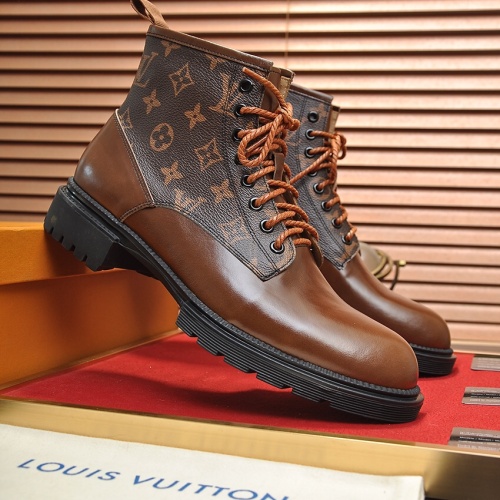 Cheap Louis Vuitton Boots For Men #1266389 Replica Wholesale [$125.00 USD] [ITEM#1266389] on Replica Louis Vuitton Boots