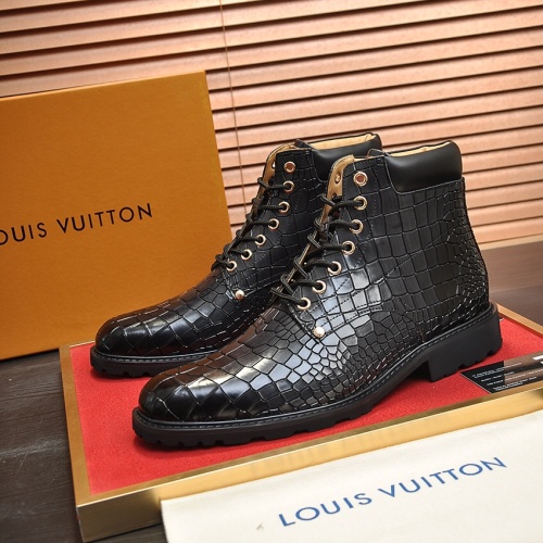 Cheap Louis Vuitton Boots For Men #1266393 Replica Wholesale [$112.00 USD] [ITEM#1266393] on Replica Louis Vuitton Boots