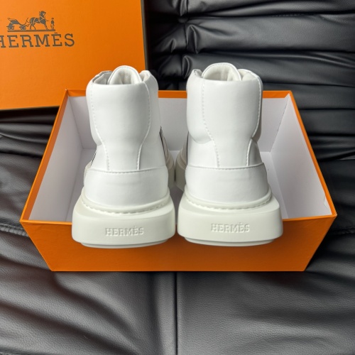 Cheap Hermes High Tops Shoes For Men #1266406 Replica Wholesale [$82.00 USD] [ITEM#1266406] on Replica Hermes High Tops Shoes