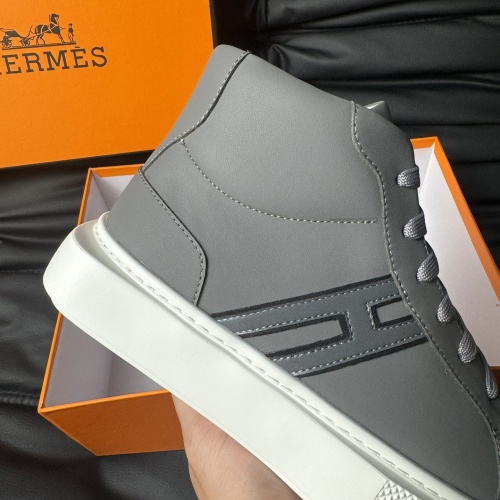 Cheap Hermes High Tops Shoes For Men #1266407 Replica Wholesale [$82.00 USD] [ITEM#1266407] on Replica Hermes High Tops Shoes