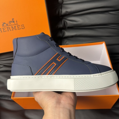 Cheap Hermes High Tops Shoes For Men #1266408 Replica Wholesale [$82.00 USD] [ITEM#1266408] on Replica Hermes High Tops Shoes