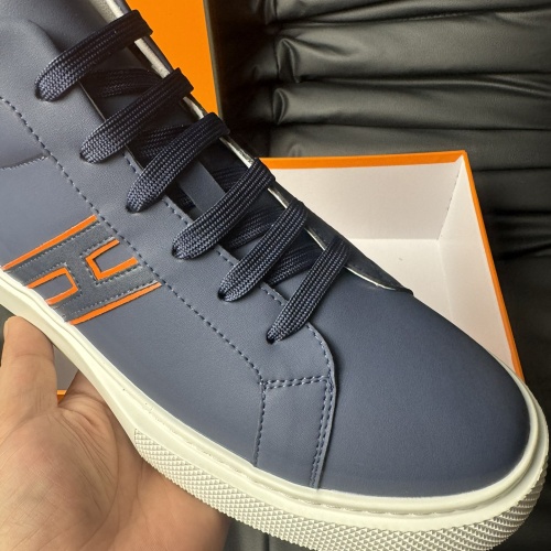 Cheap Hermes High Tops Shoes For Men #1266408 Replica Wholesale [$82.00 USD] [ITEM#1266408] on Replica Hermes High Tops Shoes