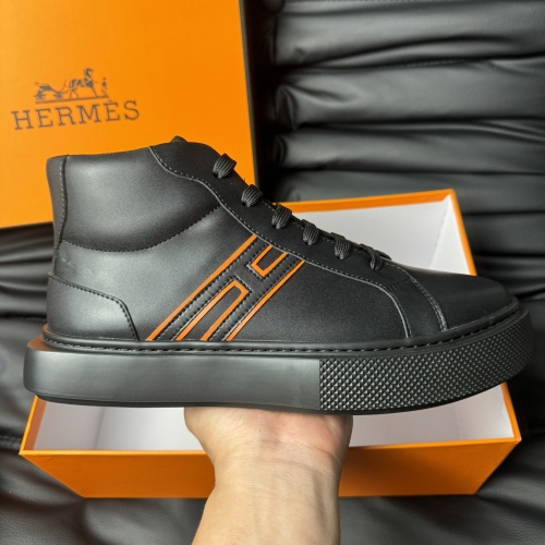 Cheap Hermes High Tops Shoes For Men #1266409 Replica Wholesale [$82.00 USD] [ITEM#1266409] on Replica Hermes High Tops Shoes