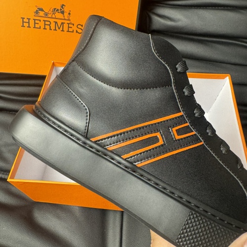 Cheap Hermes High Tops Shoes For Men #1266409 Replica Wholesale [$82.00 USD] [ITEM#1266409] on Replica Hermes High Tops Shoes