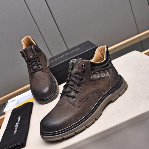 Cheap Armani Boots For Men #1266412 Replica Wholesale [$88.00 USD] [ITEM#1266412] on Replica Armani Boots