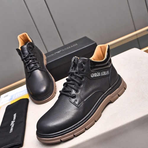 Cheap Armani Boots For Men #1266413 Replica Wholesale [$88.00 USD] [ITEM#1266413] on Replica Armani Boots