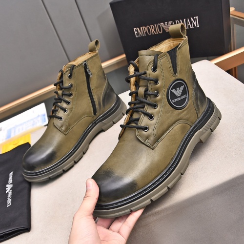 Cheap Armani Boots For Men #1266414 Replica Wholesale [$92.00 USD] [ITEM#1266414] on Replica Armani Boots