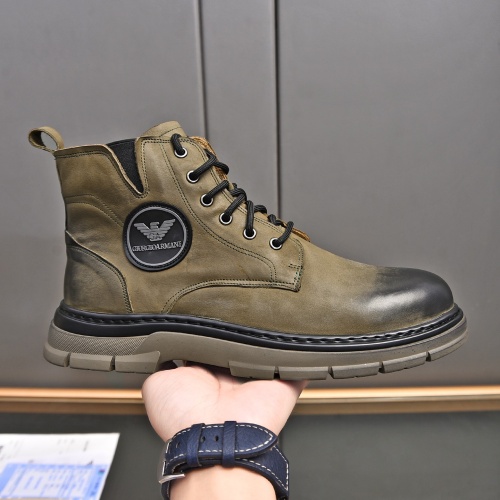 Cheap Armani Boots For Men #1266414 Replica Wholesale [$92.00 USD] [ITEM#1266414] on Replica Armani Boots