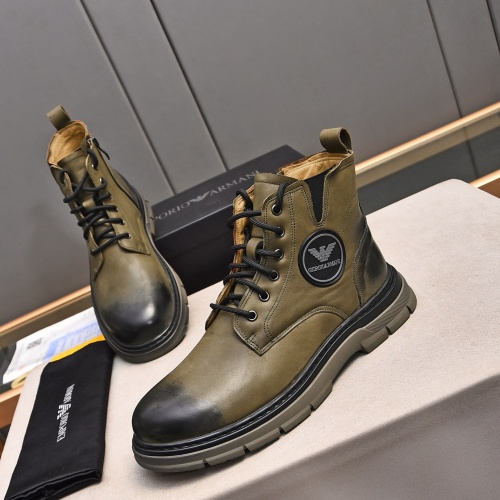 Cheap Armani Boots For Men #1266414 Replica Wholesale [$92.00 USD] [ITEM#1266414] on Replica Armani Boots