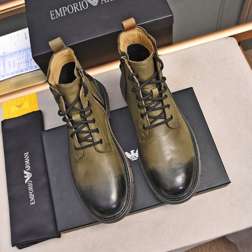 Cheap Armani Boots For Men #1266414 Replica Wholesale [$92.00 USD] [ITEM#1266414] on Replica Armani Boots