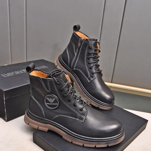 Cheap Armani Boots For Men #1266415 Replica Wholesale [$92.00 USD] [ITEM#1266415] on Replica Armani Boots