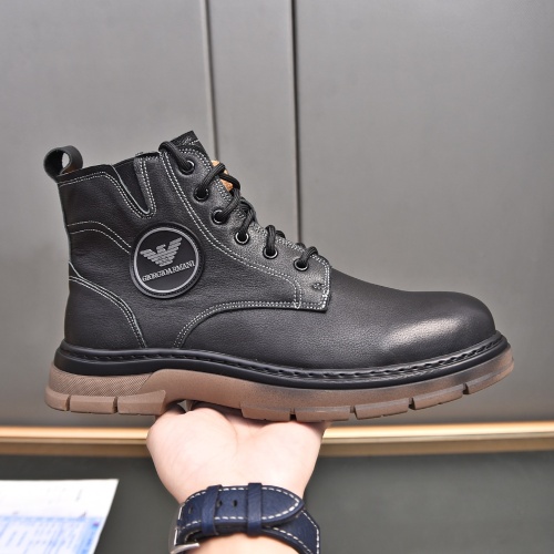 Cheap Armani Boots For Men #1266415 Replica Wholesale [$92.00 USD] [ITEM#1266415] on Replica Armani Boots