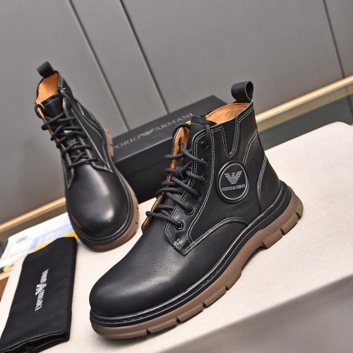 Cheap Armani Boots For Men #1266415 Replica Wholesale [$92.00 USD] [ITEM#1266415] on Replica Armani Boots