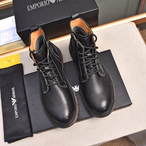 Cheap Armani Boots For Men #1266415 Replica Wholesale [$92.00 USD] [ITEM#1266415] on Replica Armani Boots