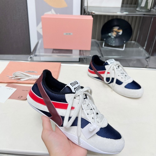 Cheap MIU MIU Casual Shoes For Women #1266449 Replica Wholesale [$98.00 USD] [ITEM#1266449] on Replica MIU MIU Casual Shoes