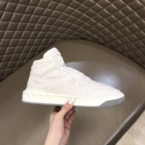 Cheap Valentino High Tops Shoes For Men #1266487 Replica Wholesale [$96.00 USD] [ITEM#1266487] on Replica Valentino High Tops Shoes