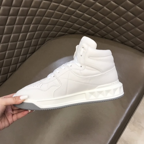 Cheap Valentino High Tops Shoes For Men #1266487 Replica Wholesale [$96.00 USD] [ITEM#1266487] on Replica Valentino High Tops Shoes