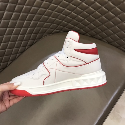 Cheap Valentino High Tops Shoes For Men #1266489 Replica Wholesale [$96.00 USD] [ITEM#1266489] on Replica Valentino High Tops Shoes