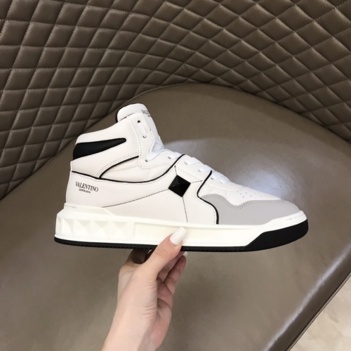 Cheap Valentino High Tops Shoes For Men #1266490 Replica Wholesale [$96.00 USD] [ITEM#1266490] on Replica Valentino High Tops Shoes