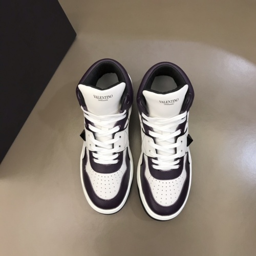 Cheap Valentino High Tops Shoes For Men #1266491 Replica Wholesale [$96.00 USD] [ITEM#1266491] on Replica Valentino High Tops Shoes