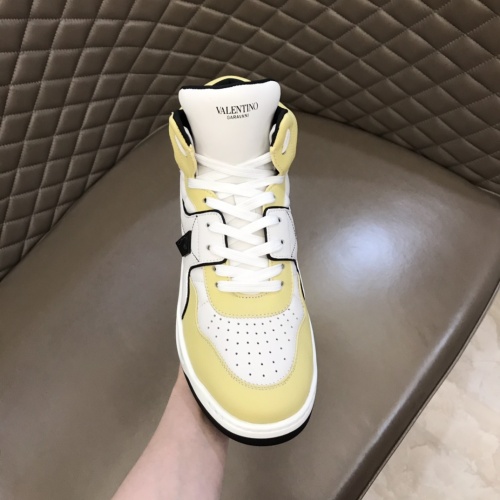 Cheap Valentino High Tops Shoes For Men #1266492 Replica Wholesale [$96.00 USD] [ITEM#1266492] on Replica Valentino High Tops Shoes