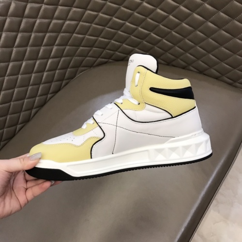 Cheap Valentino High Tops Shoes For Men #1266492 Replica Wholesale [$96.00 USD] [ITEM#1266492] on Replica Valentino High Tops Shoes