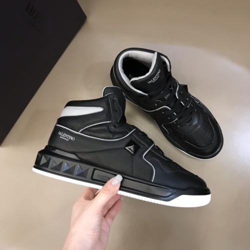 Cheap Valentino High Tops Shoes For Men #1266494 Replica Wholesale [$96.00 USD] [ITEM#1266494] on Replica Valentino High Tops Shoes