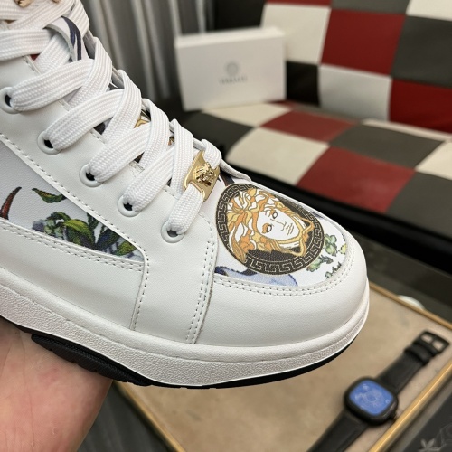 Cheap Versace High Tops Shoes For Men #1266548 Replica Wholesale [$80.00 USD] [ITEM#1266548] on Replica Versace High Tops Shoes