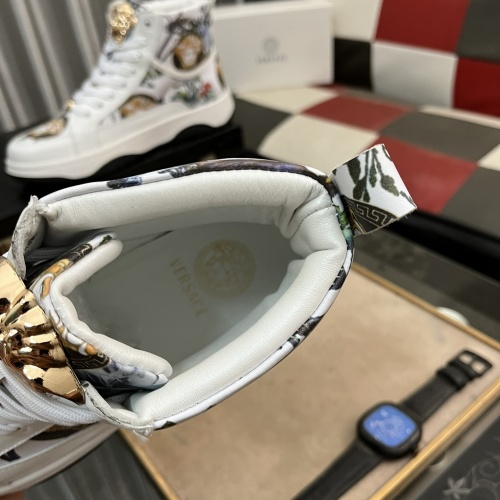 Cheap Versace High Tops Shoes For Men #1266548 Replica Wholesale [$80.00 USD] [ITEM#1266548] on Replica Versace High Tops Shoes