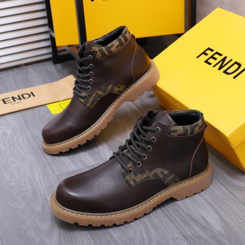 Cheap Fendi Fashion Boots For Men #1266587 Replica Wholesale [$85.00 USD] [ITEM#1266587] on Replica Fendi Fashion Boots