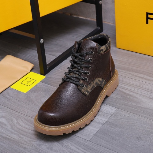 Cheap Fendi Fashion Boots For Men #1266587 Replica Wholesale [$85.00 USD] [ITEM#1266587] on Replica Fendi Fashion Boots