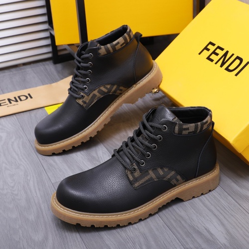 Cheap Fendi Fashion Boots For Men #1266588 Replica Wholesale [$85.00 USD] [ITEM#1266588] on Replica Fendi Fashion Boots