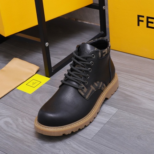 Cheap Fendi Fashion Boots For Men #1266588 Replica Wholesale [$85.00 USD] [ITEM#1266588] on Replica Fendi Fashion Boots