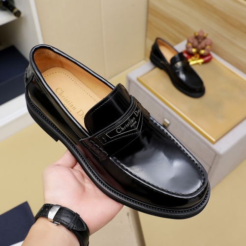 Cheap Christian Dior Leather Shoes For Men #1266601 Replica Wholesale [$92.00 USD] [ITEM#1266601] on Replica Christian Dior Leather Shoes