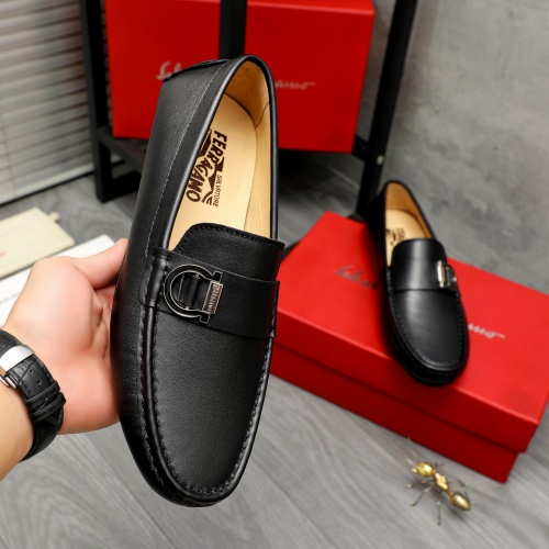 Cheap Salvatore Ferragamo Leather Shoes For Men #1266618 Replica Wholesale [$68.00 USD] [ITEM#1266618] on Replica Salvatore Ferragamo Leather Shoes