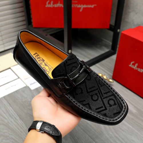 Cheap Salvatore Ferragamo Leather Shoes For Men #1266621 Replica Wholesale [$72.00 USD] [ITEM#1266621] on Replica Salvatore Ferragamo Leather Shoes