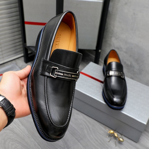 Cheap Prada Leather Shoes For Men #1266638 Replica Wholesale [$92.00 USD] [ITEM#1266638] on Replica Prada Leather Shoes