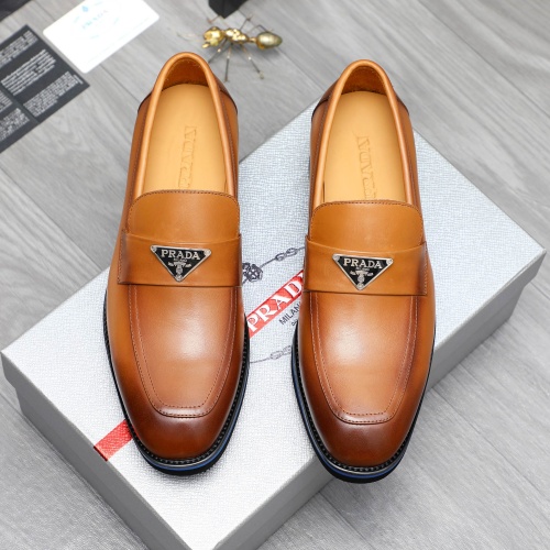 Cheap Prada Leather Shoes For Men #1266639 Replica Wholesale [$92.00 USD] [ITEM#1266639] on Replica Prada Leather Shoes