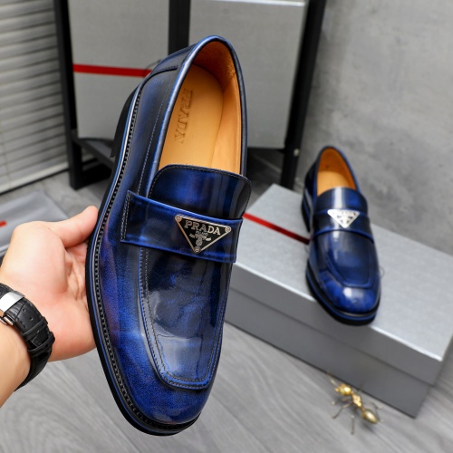 Cheap Prada Leather Shoes For Men #1266641 Replica Wholesale [$92.00 USD] [ITEM#1266641] on Replica Prada Leather Shoes