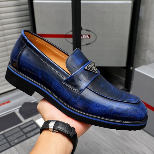 Cheap Prada Leather Shoes For Men #1266641 Replica Wholesale [$92.00 USD] [ITEM#1266641] on Replica Prada Leather Shoes