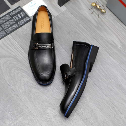 Cheap Prada Leather Shoes For Men #1266645 Replica Wholesale [$92.00 USD] [ITEM#1266645] on Replica Prada Leather Shoes