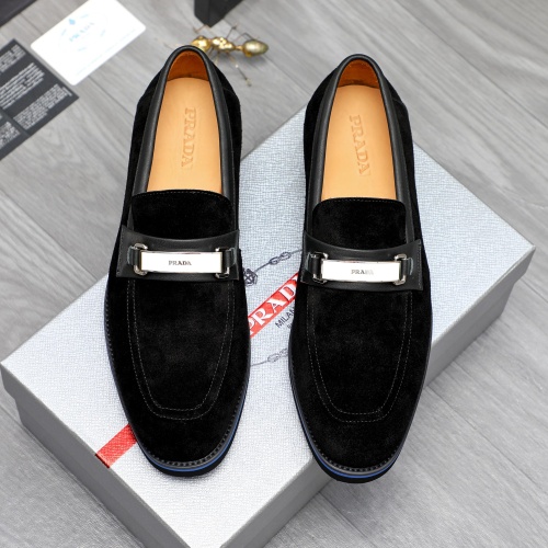 Cheap Prada Leather Shoes For Men #1266647 Replica Wholesale [$92.00 USD] [ITEM#1266647] on Replica Prada Leather Shoes