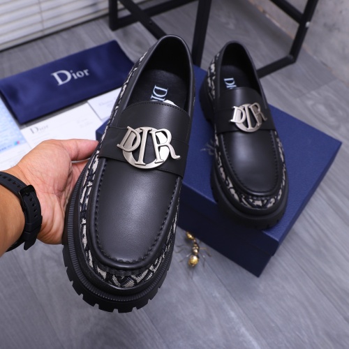 Cheap Christian Dior Leather Shoes For Men #1266652 Replica Wholesale [$88.00 USD] [ITEM#1266652] on Replica Christian Dior Leather Shoes