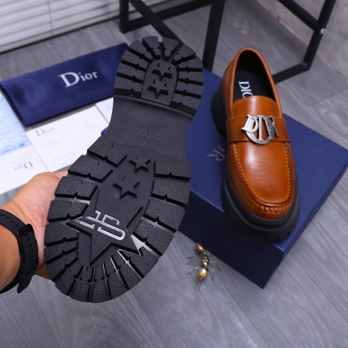 Cheap Christian Dior Leather Shoes For Men #1266657 Replica Wholesale [$88.00 USD] [ITEM#1266657] on Replica Christian Dior Leather Shoes